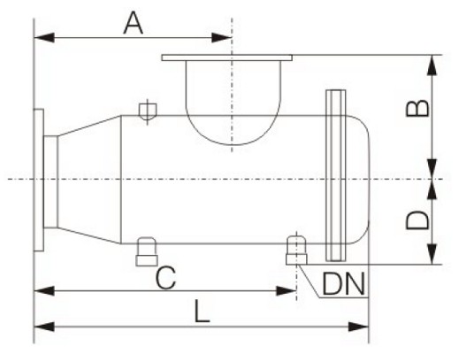 角式反沖洗過濾器結構圖